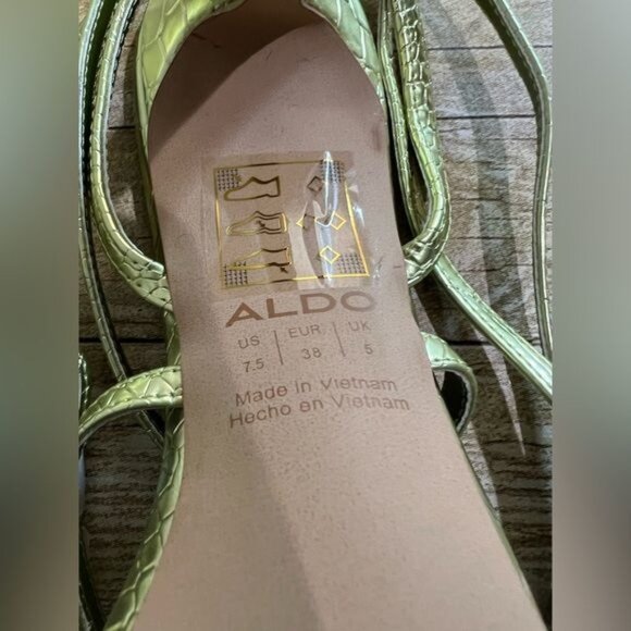 ALDO Phaedra Strappy heeled sandal - Stiletto heel in Bright Green - Picture 6 of 6